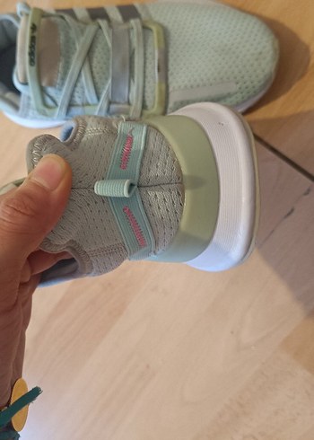 orijinal Gri erkek Spor Ayakkabı Velcro Detaylı - Görsel 3