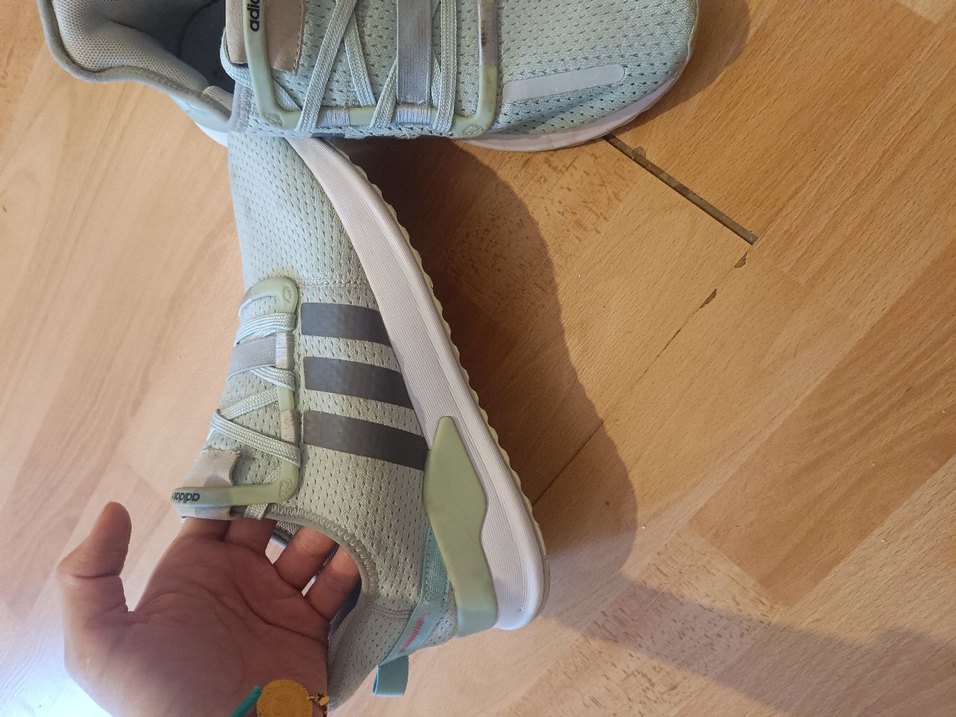 orijinal Gri erkek Spor Ayakkabı Velcro Detaylı - Görsel 2