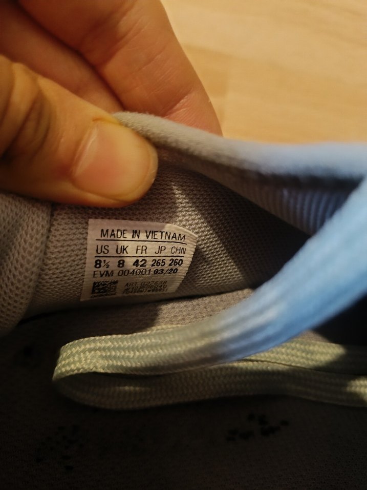 orijinal Gri erkek Spor Ayakkabı Velcro Detaylı - Görsel 4