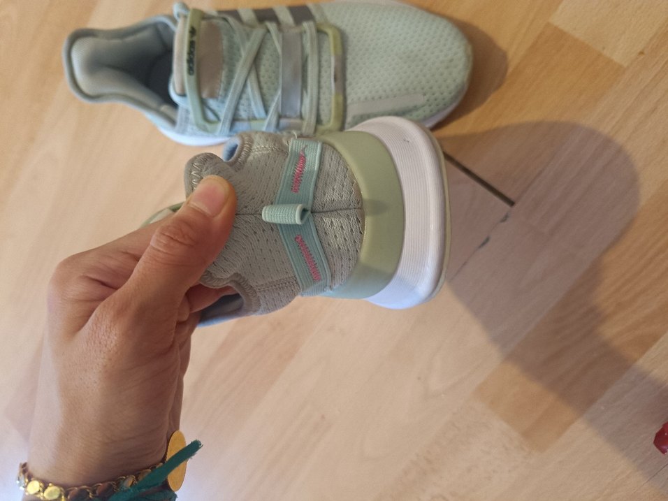 orijinal Gri erkek Spor Ayakkabı Velcro Detaylı - Görsel 3