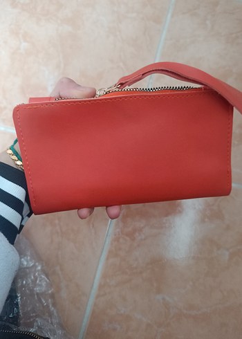 turuncu kadın cüzdan - Görsel 2