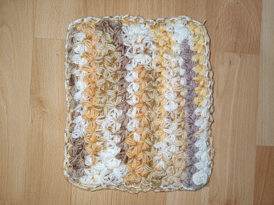 Bej Renkli Örgü Banyo bebek lifi - Görsel 2