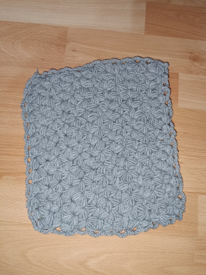 Gri Örgü El Yapımı bebek lif - Görsel 2