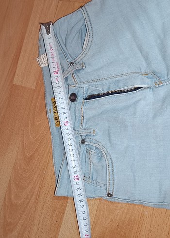 Kadın Pastel Mavi Midi Denim Pantolon - Görsel 7