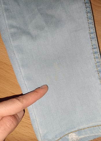 Kadın Pastel Mavi Midi Denim Pantolon - Görsel 4