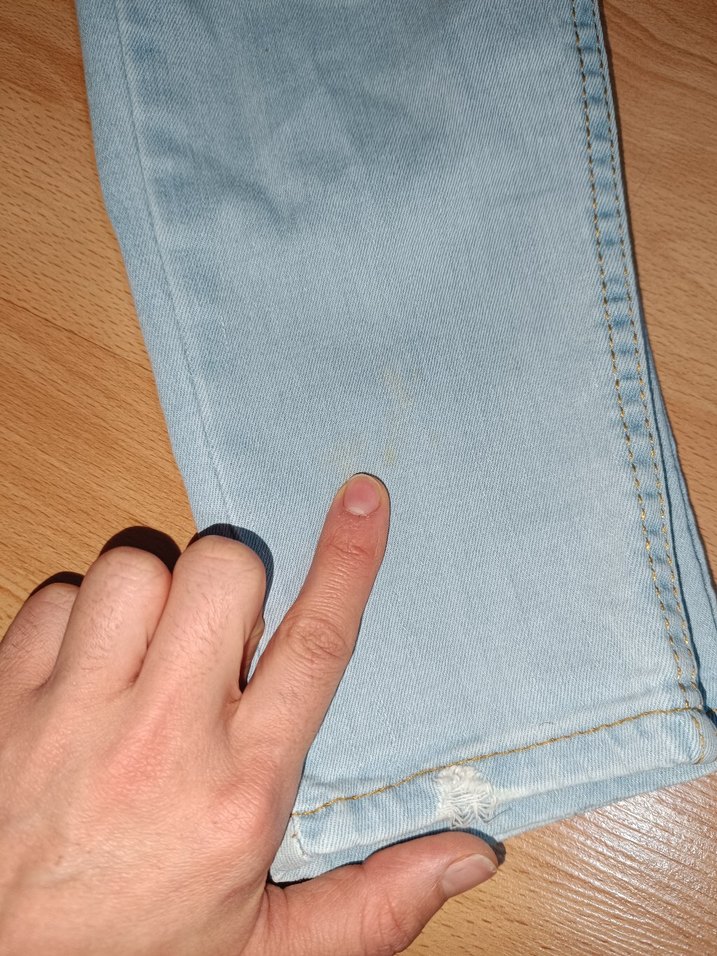 Kadın Pastel Mavi Midi Denim Pantolon - Görsel 5