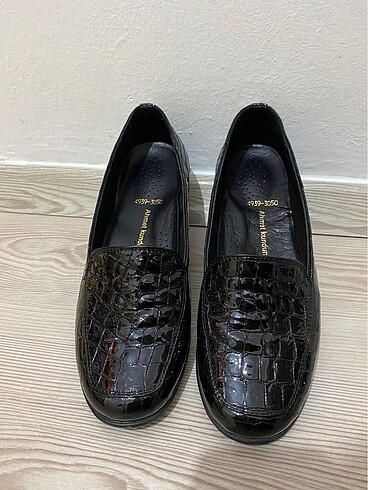 Siyah rugan loafer