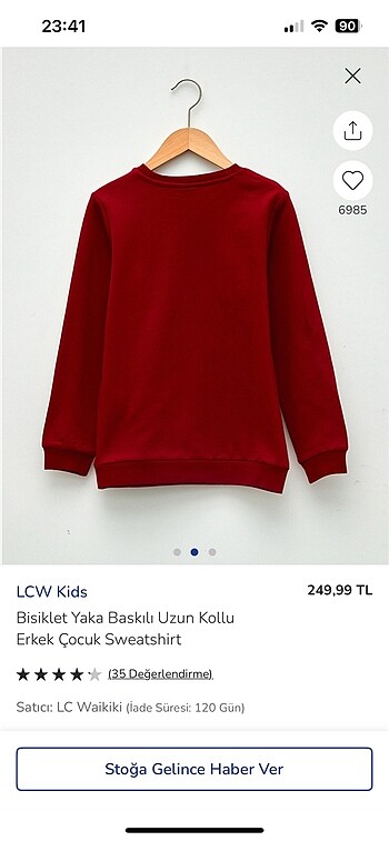 LC Waikiki 12-13 yaş hiç giyilmedi