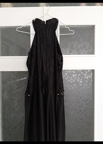 Uzun taşlı 38 beden abiye elbise - Görsel 4