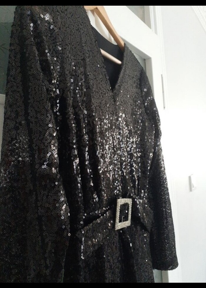 Pul payet elbise - Görsel 2