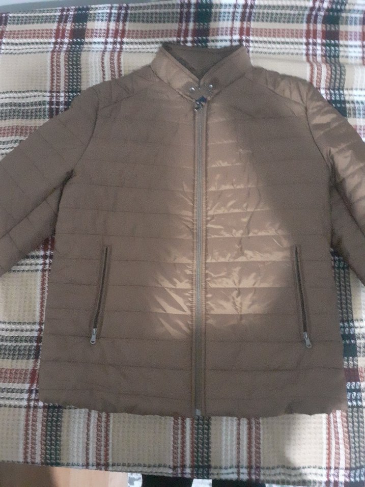 Dik yaka Erkek Mont - Görsel 2