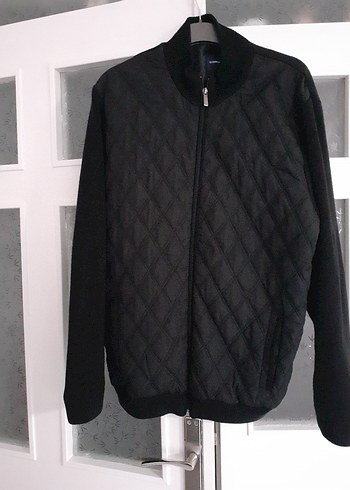 lcwaikiki Siyah Kapitone Fermuarlı Erkek Ceket - Görsel 4