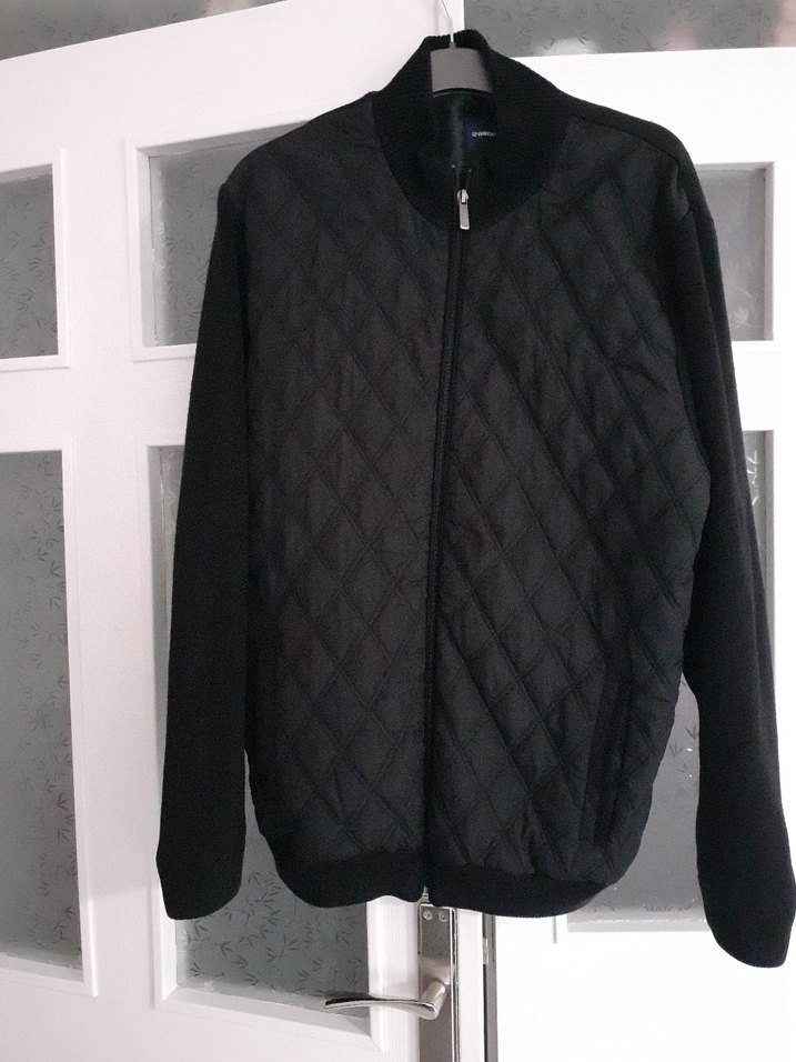 lcwaikiki Siyah Kapitone Fermuarlı Erkek Ceket - Görsel 4