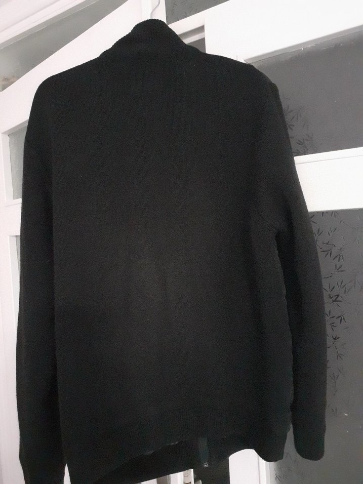 lcwaikiki Siyah Kapitone Fermuarlı Erkek Ceket - Görsel 5