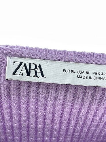 xl Beden mor Renk Zara Kazak / Triko %70 İndirimli.