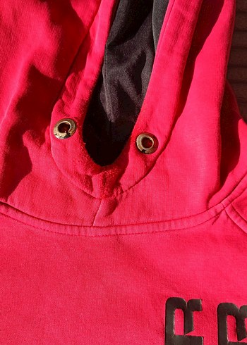 Kırmızı  erkek sweatshirt - Görsel 2