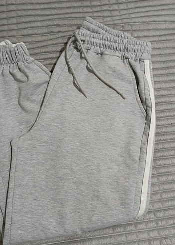 Gri Rahat Kesim Kadın Eşofman Altı - Görsel 2