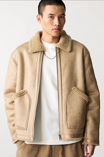 Pull and Bear Astar Detaylı Ceket