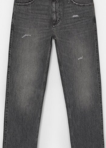 48 Beden gri Renk PULL & BEAR Straight Jean Gri