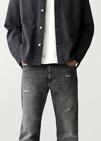 PULL & BEAR Straight Jean Gri