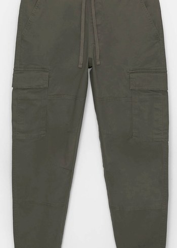 xl Beden haki Renk Pull and Bear Haki Kargo Pantolon