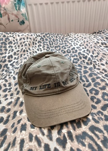 Koton Haki Süet Kadın Şapka - MY LIFE IS