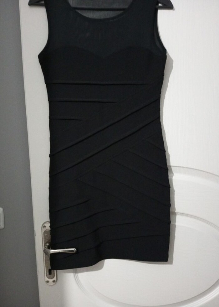 Tül Detay Elbise - Görsel 2