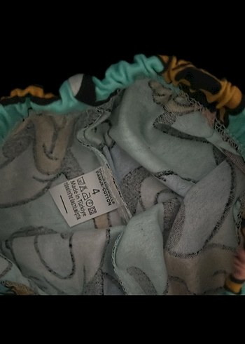 Renkli Baskılı Kız Çocuk Tayt - Görsel 2