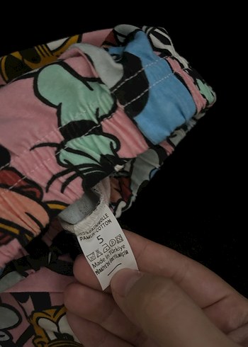 Renkli Baskılı Kız Çocuk Tayt - Görsel 2