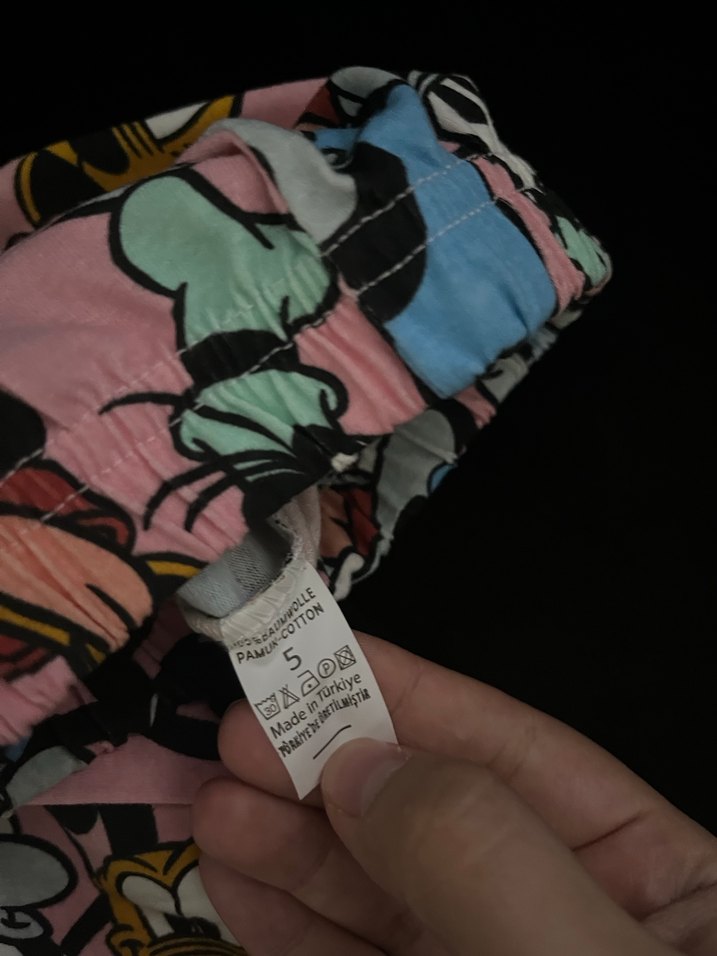 Renkli Baskılı Kız Çocuk Tayt - Görsel 2