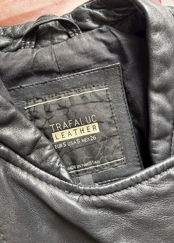 trafaluc leather vücudu saran deri ceket - Görsel 4