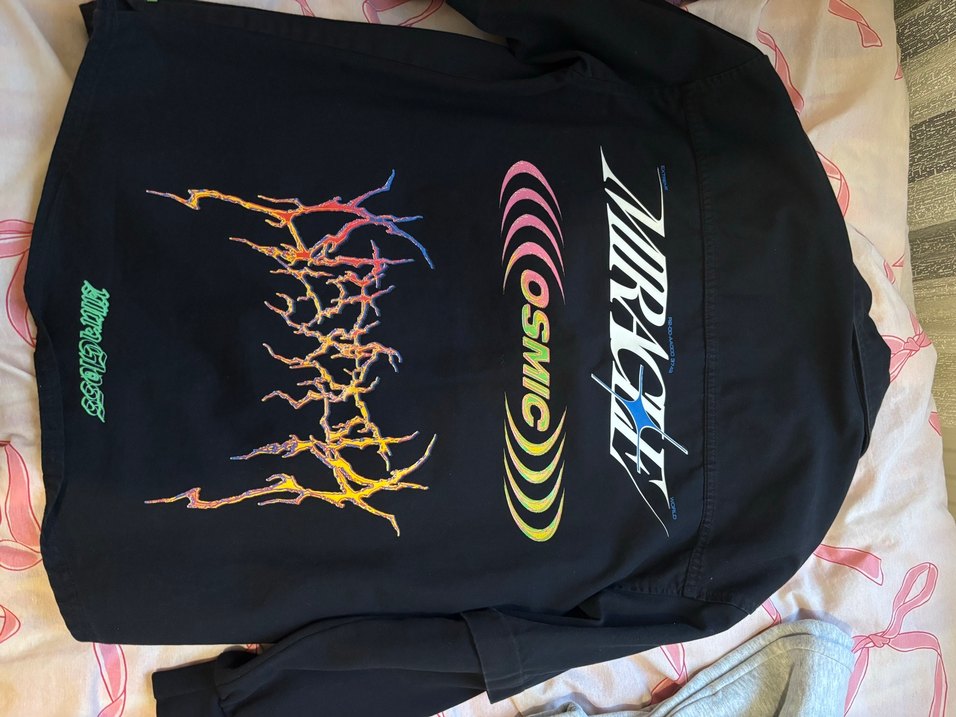 Siyah Punk Badge Ceket Bershka - Görsel 3