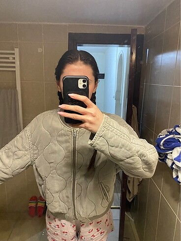 m Beden Mango capitone ceket
