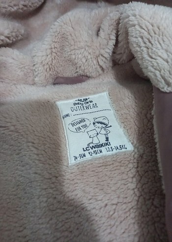 LCW Kız Çocuk Pembe Kapüşonlu Şişme Mont - Görsel 2