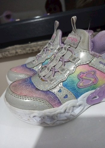 Skechers 24 numara ışıklı spor ayakkabi - Görsel 3