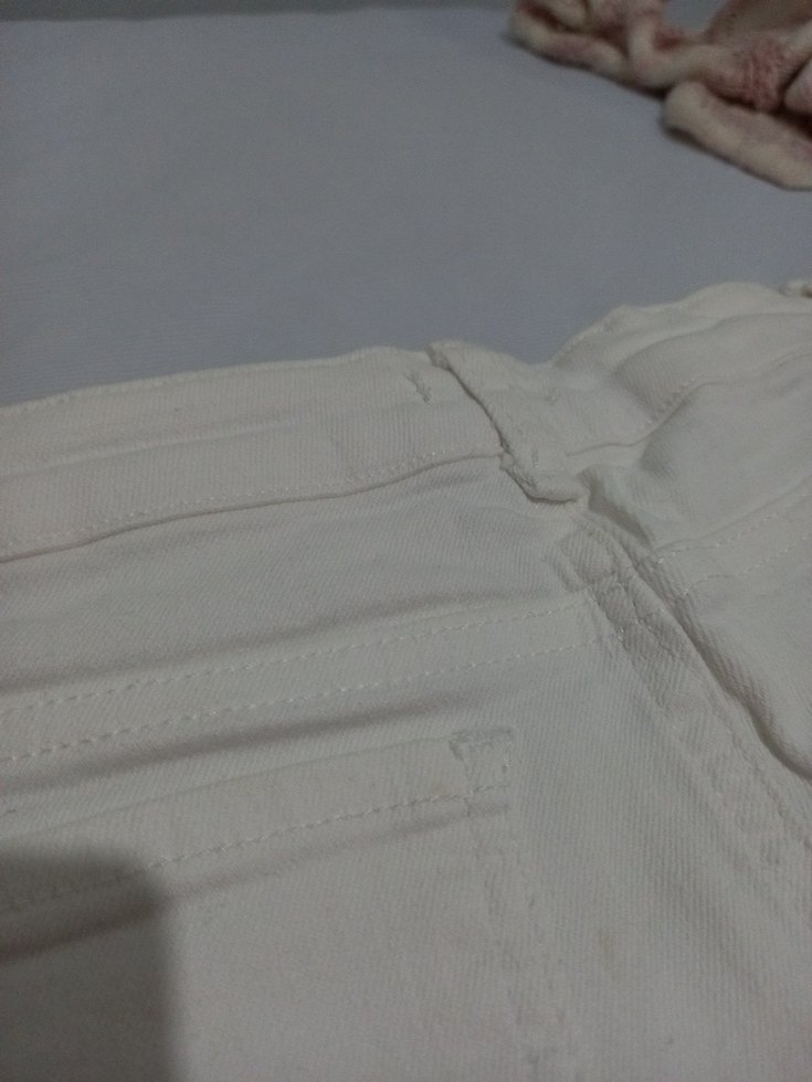 Koton beyaz Dantel Detaylı Mini Şort - Görsel 5