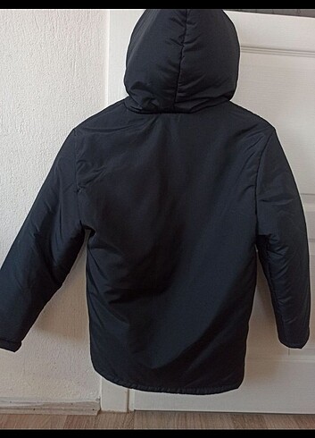 10 Yaş Beden siyah Renk Erkek çocuk mont