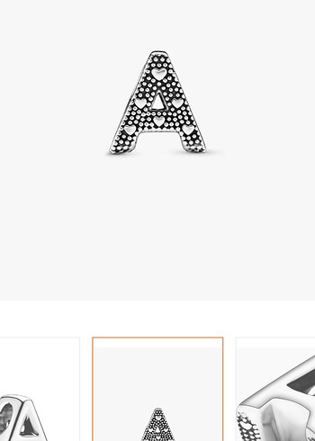 Pandora A harfi Charm - Görsel 2