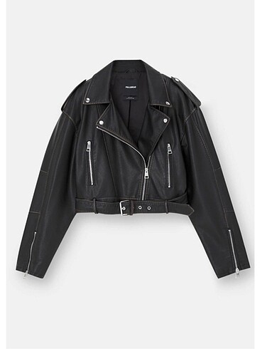 Pull and Bear Biker deri ceket