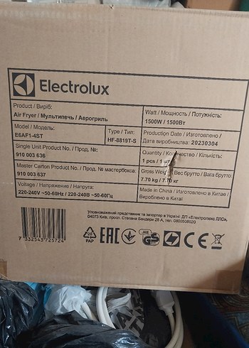 Electrolux Gri Elektrikli Hava Fritözü