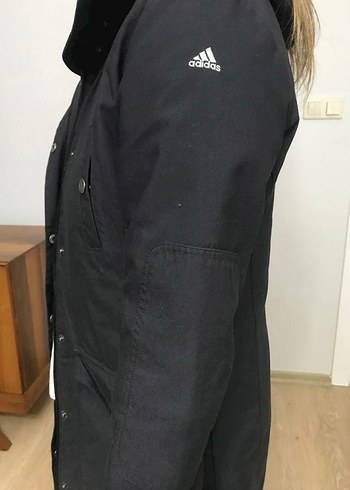 Adidas Lacivert Uzun Parka