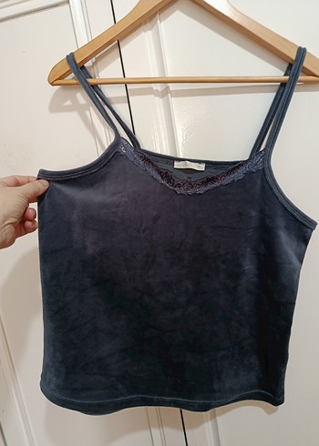 Antrasit Uzun Kollu Gotik Kadın Sabahlık ikili takım - Görsel 8