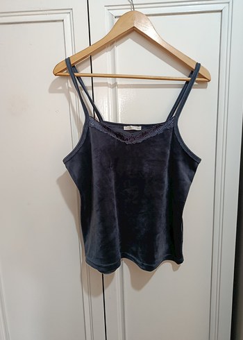 Antrasit Uzun Kollu Gotik Kadın Sabahlık ikili takım - Görsel 7