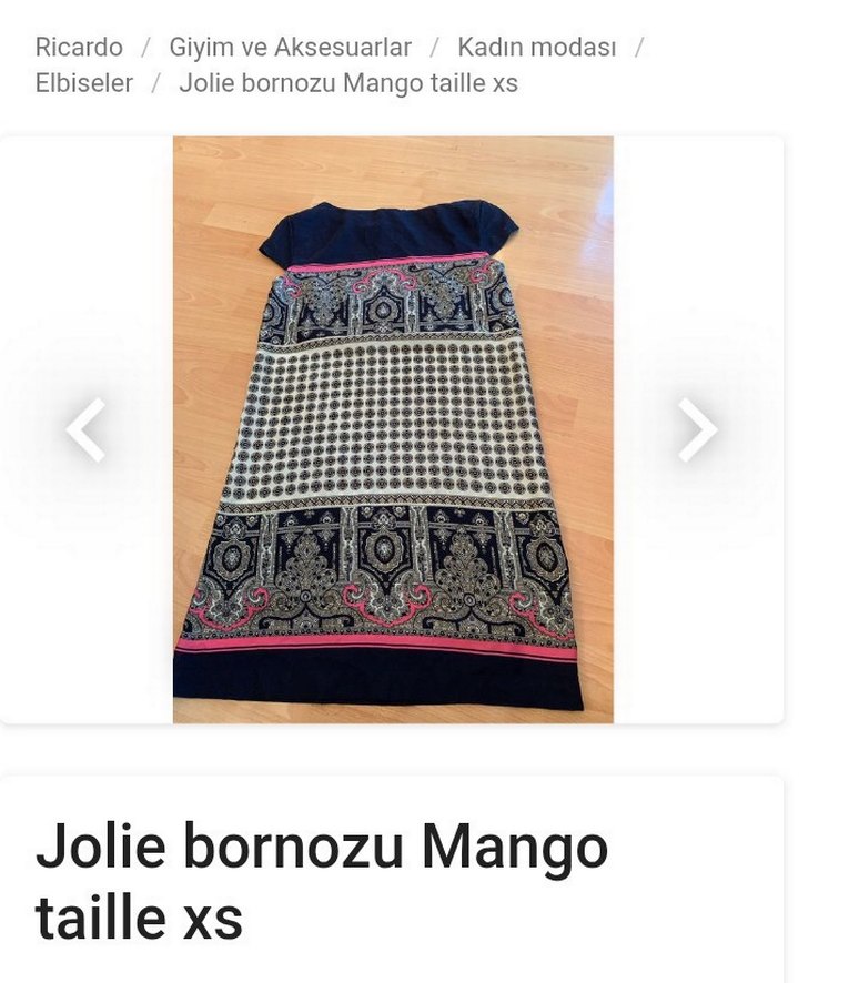 Çok Renkli Kadın elbise - Görsel 5