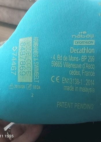 Çocuklar için Renkli Şişme Kolluk Seti toplu fiyat - Görsel 6