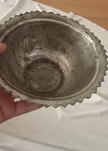 Bakır Geleneksel Vinyage Tabak - Görsel 3