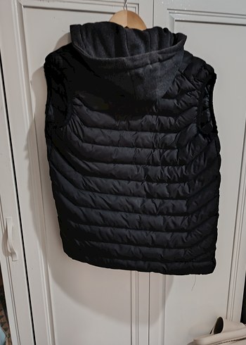 Erkek Gri Kapüşonlu Şişme Yelek - Görsel 4