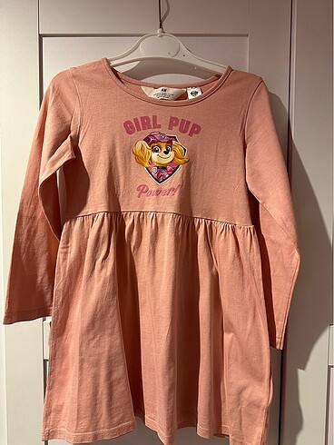 H&M paw petrol elbise