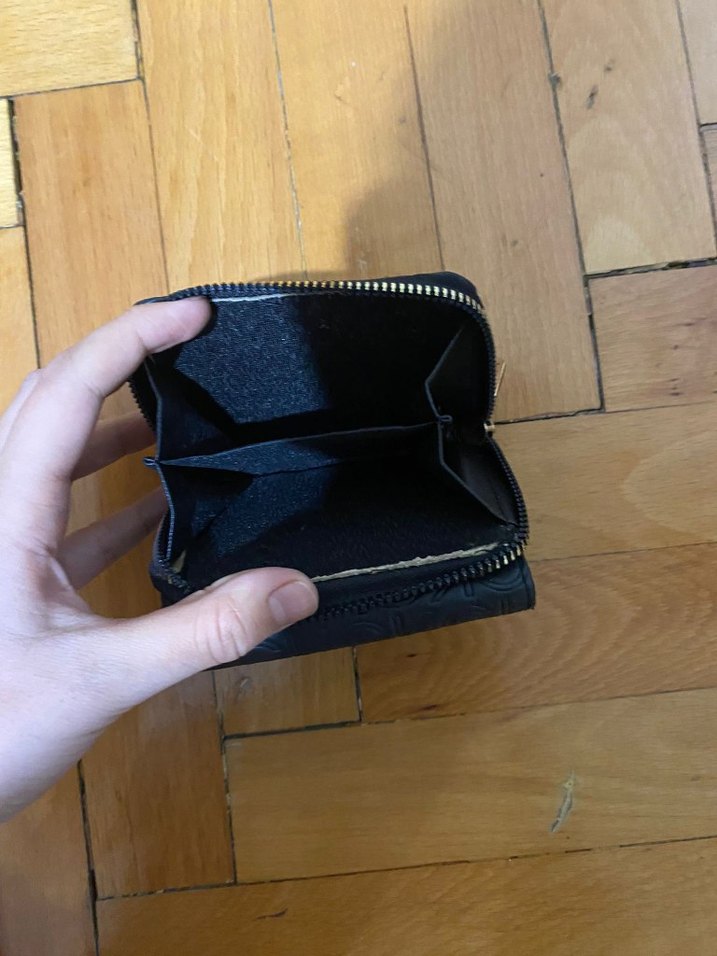 Kemer Tokalı Siyah Deri Kadın Cüzdanı - Görsel 3