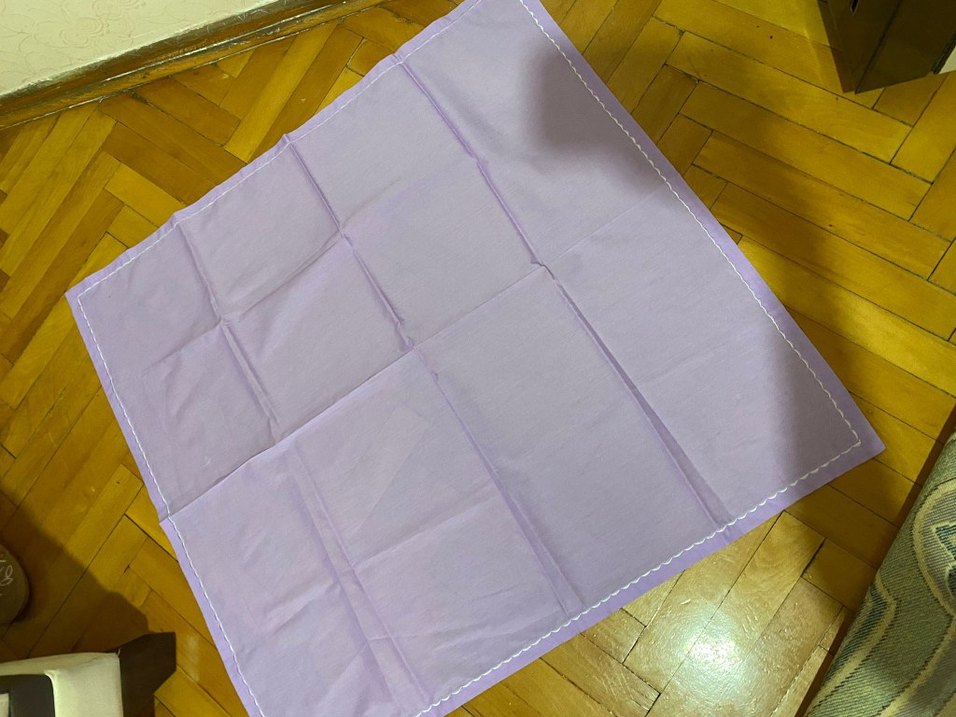 Nakışlı Bohem Mor Masa Örtüsü - Görsel 2